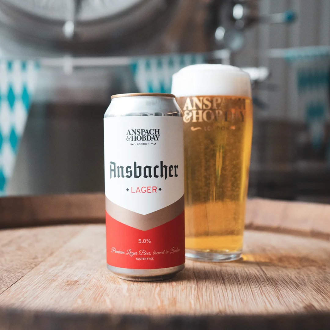ANSPACH & HOBDAY 'Ansbacher' Lager Can (440ml) 5%abv GF Image