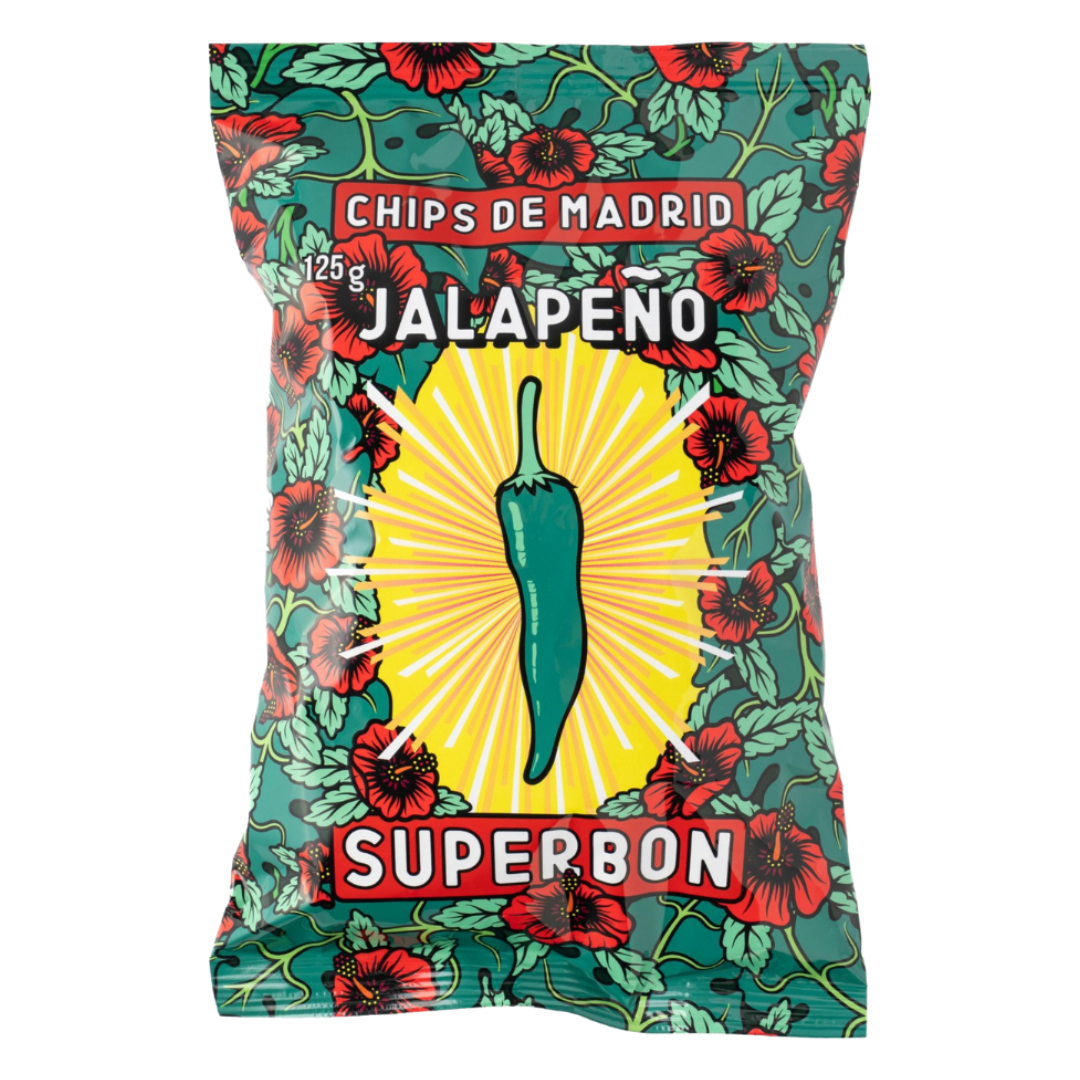 SUPERBON Chips de Madrid 'Jalapeño' Crisps (125g) Bag GF Image