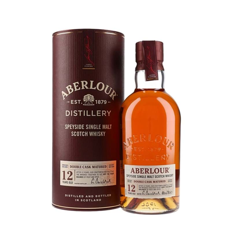 ABERLOUR 12 Year Old Double Cask Matured Speyside Bottle (70cl) 40%abv - NO DISCOUNT Image