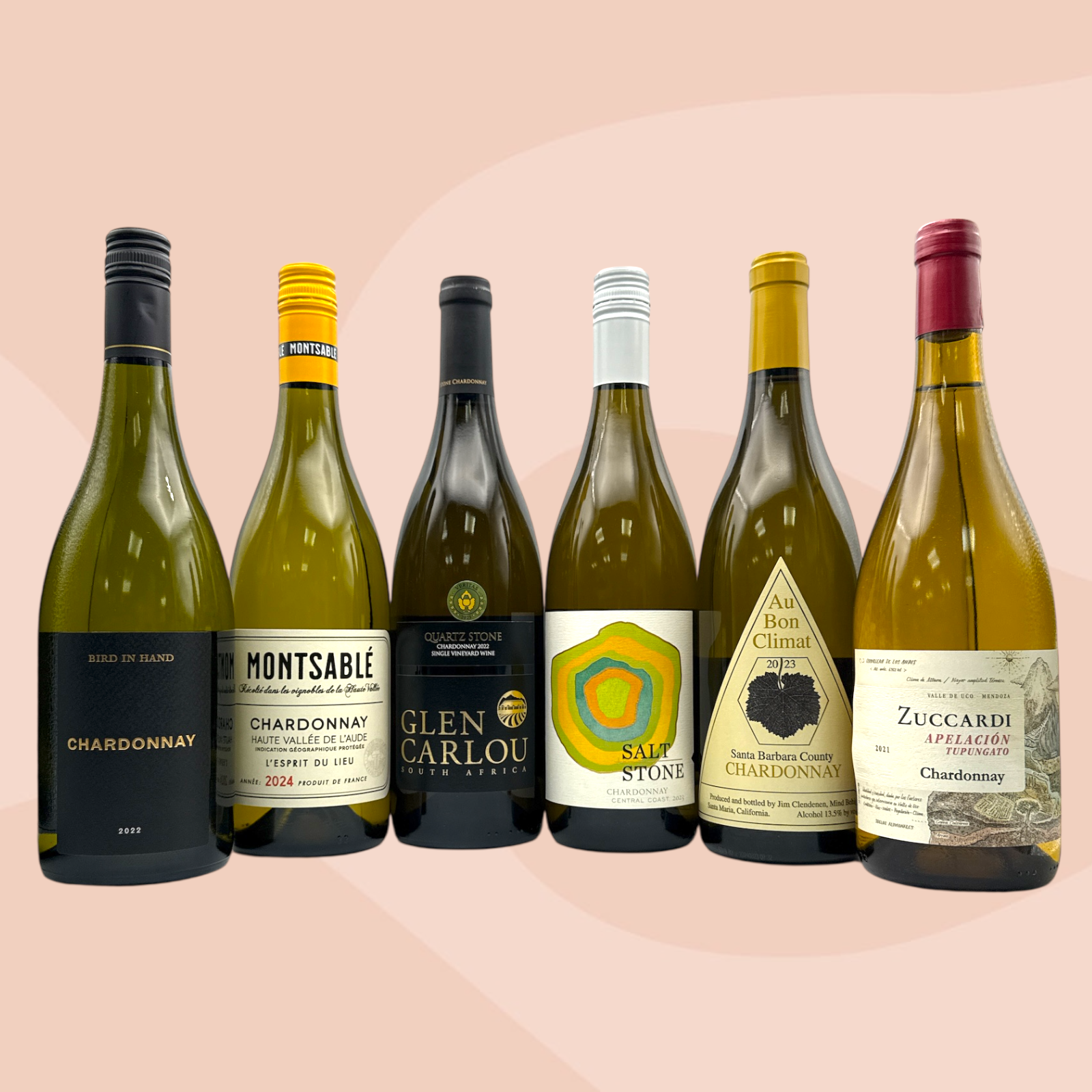 6 FULLER-BODIED CHARDONNAYS No.02 Mixed Case x 6 Bottles Image