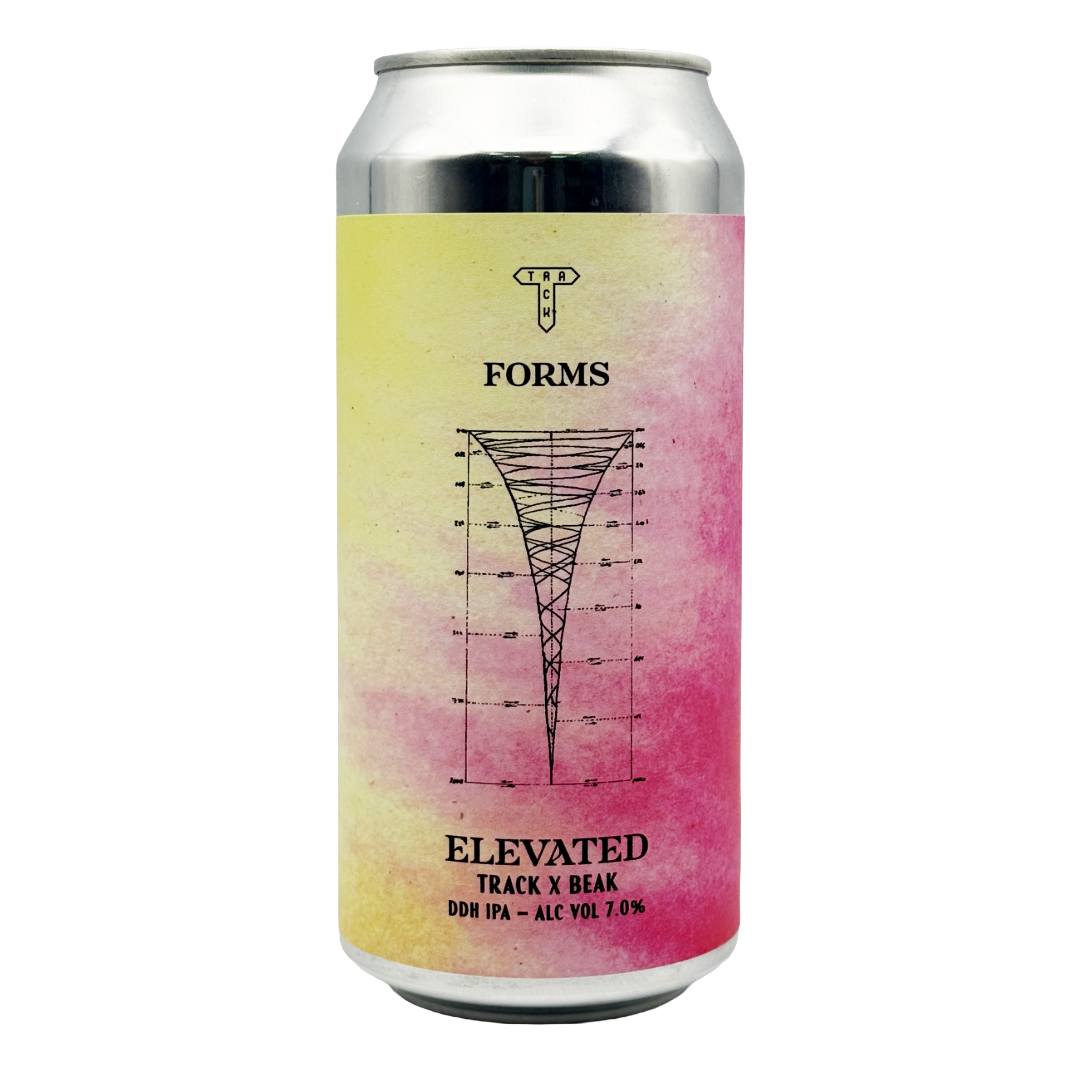 TRACK BREWING X BEAK (Forms Collab) 'Elevated' DDH IPA CAN (440ml) 7%abv VGN Image