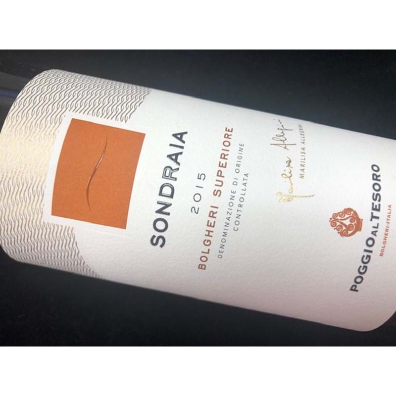 POGGIO AL TESORO Sondraia Bolgheri Superiore 2015 Bottle/NC (65% Cab.)(los) Image