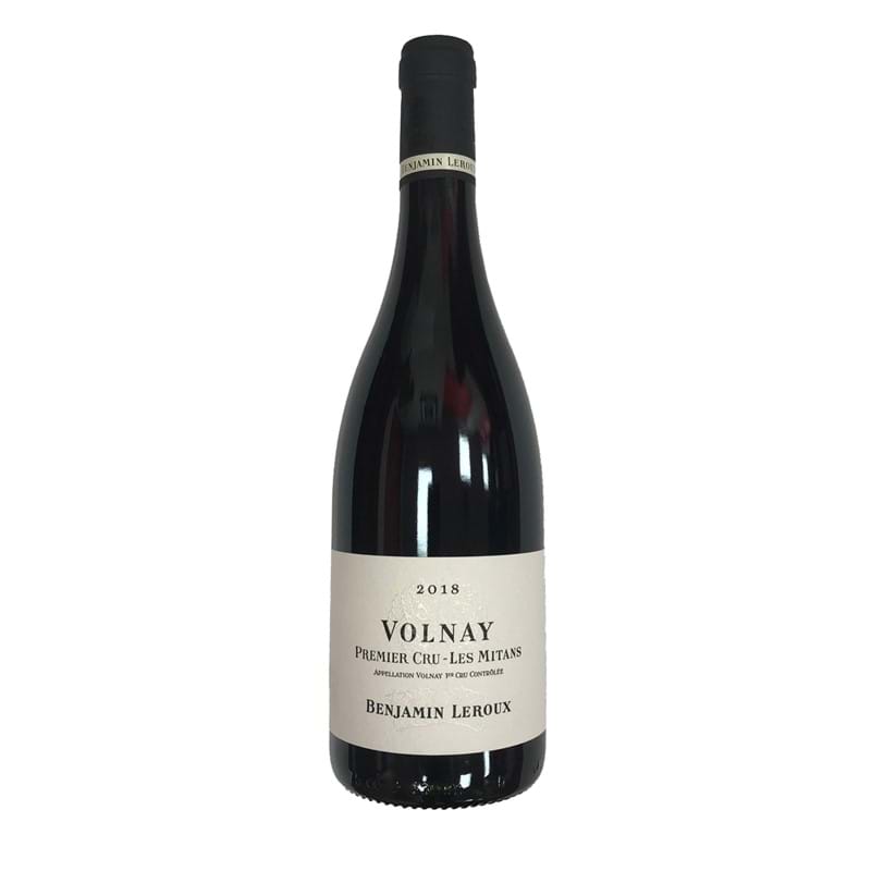 BENJAMIN LEROUX Volnay 1er Cru 'Les Mitans' 2018 Bottle/nc Image