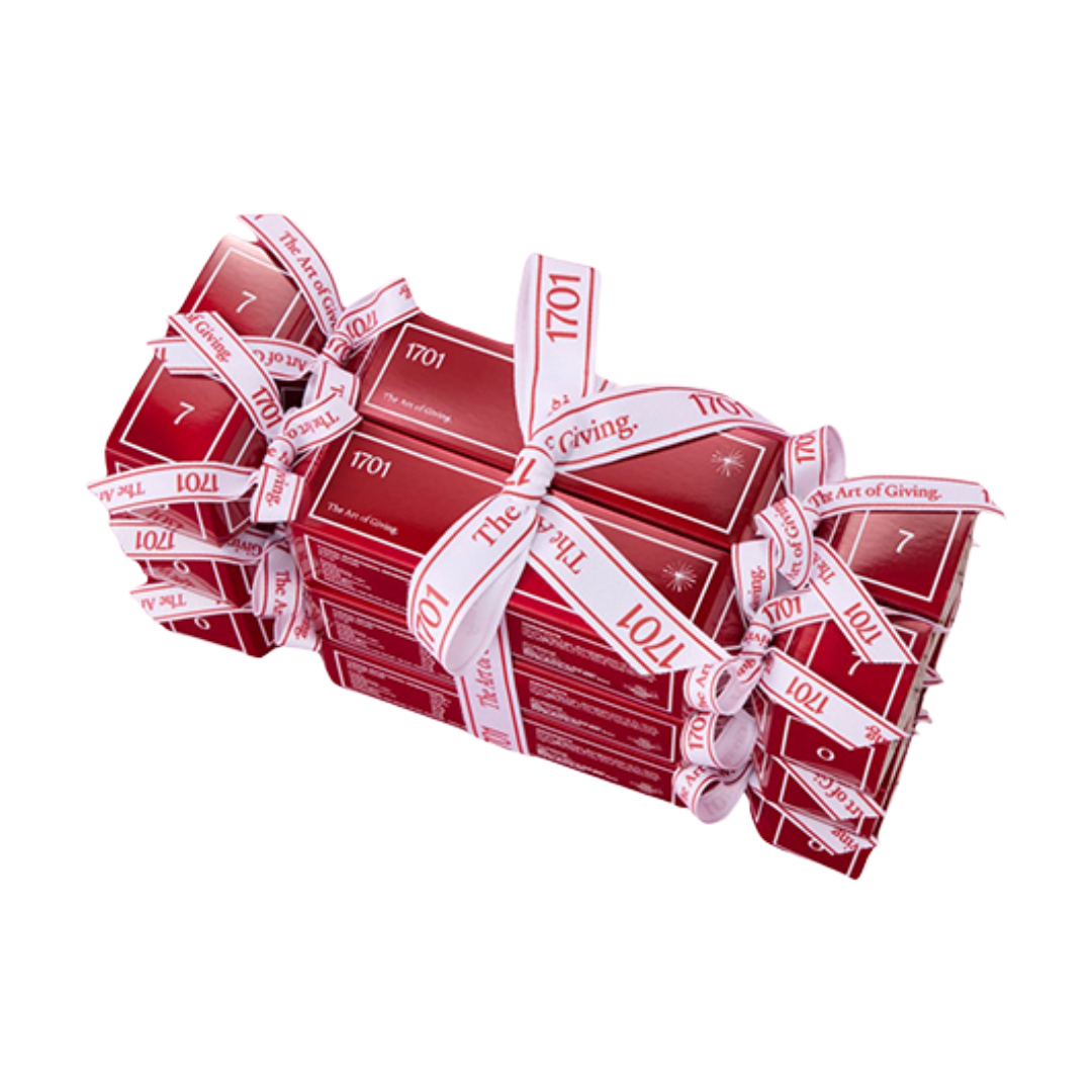 1701 Macadamia Honey Nougat Christmas Cracker 60g EACH GF (Christmas) Image
