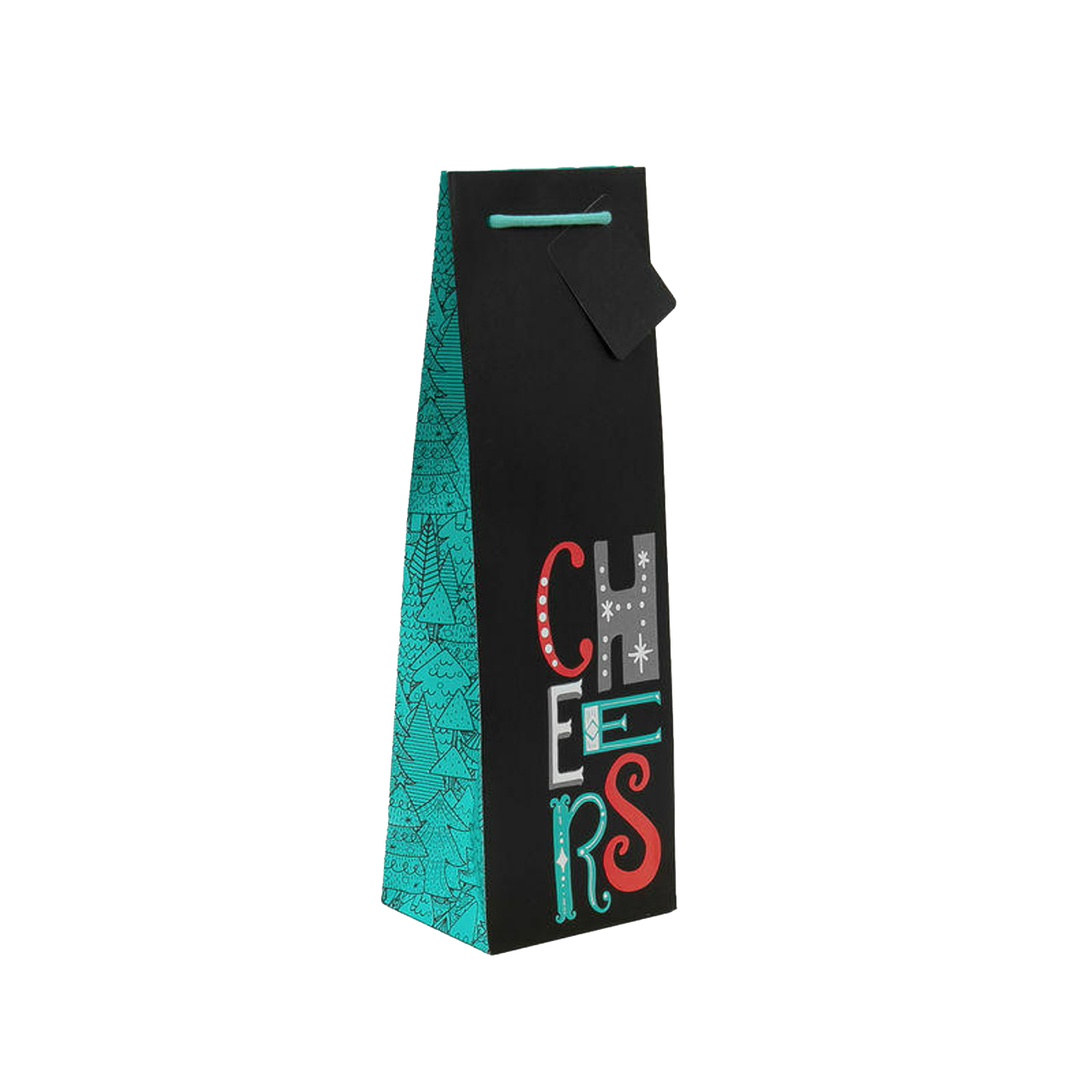 1 BOTTLE BAG 'Christmas Cheers' Each (B22CHR) Image