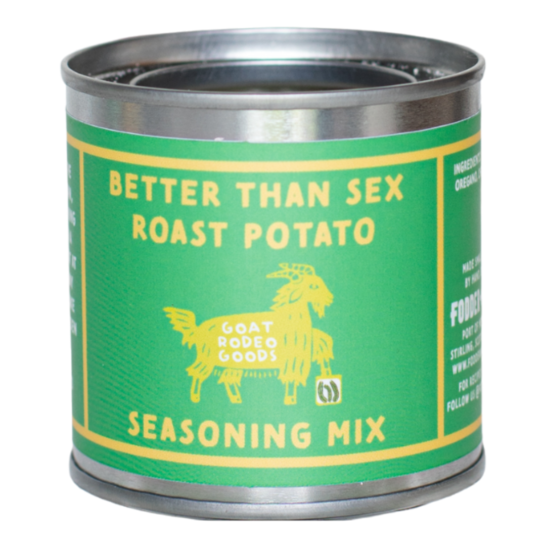 GOAT RODEO GOODS 'Better Than Sex' Roast Potato Seasoning Tin (70g) EACH VGN Image