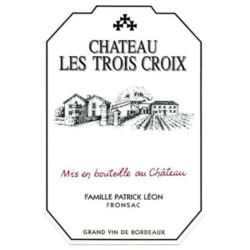 CHATEAU LES TROIS CROIX Fronsac 2020 Case x 6 Bottles - PRE-RELEASE Image