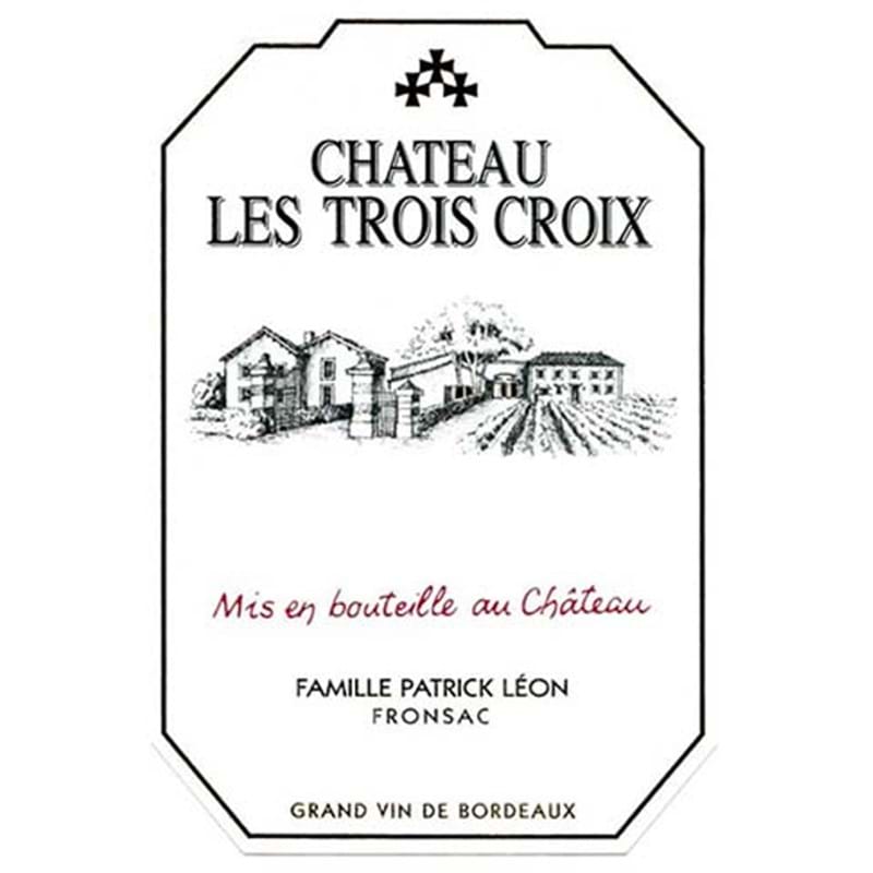 CHATEAU LES TROIS CROIX Fronsac 2019 Case x 6 Bottles - PRE-RELEASE Image