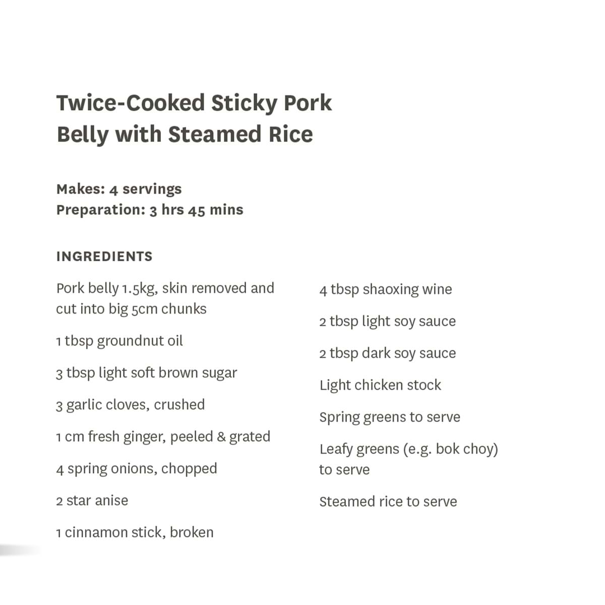 Sticky Pork B