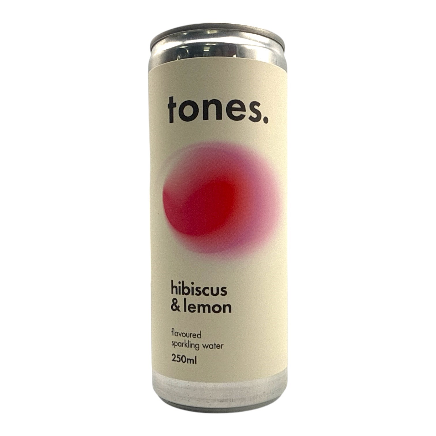 TONES Hibiscus & Lemon Flavoured Sparkling Water by Sands Suppy Co, Jersey - Can (25cl) Image