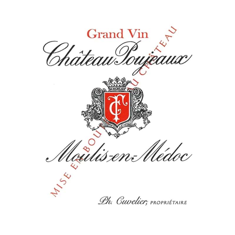 CHATEAU POUJEAUX Cru Bourgeois 2019 Wooden Case x 6 Bottles - PRE-RELEASE Image