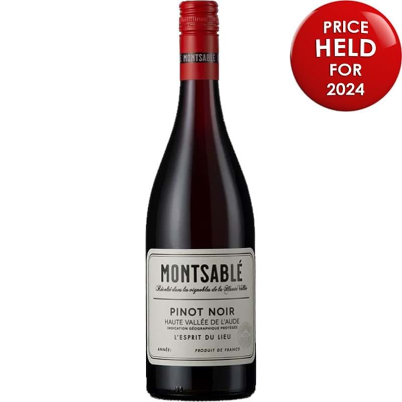 MONTSABLE Pinot Noir - Vin de Pays d'Oc 2021/22/23 Bottle/st - VGN Image