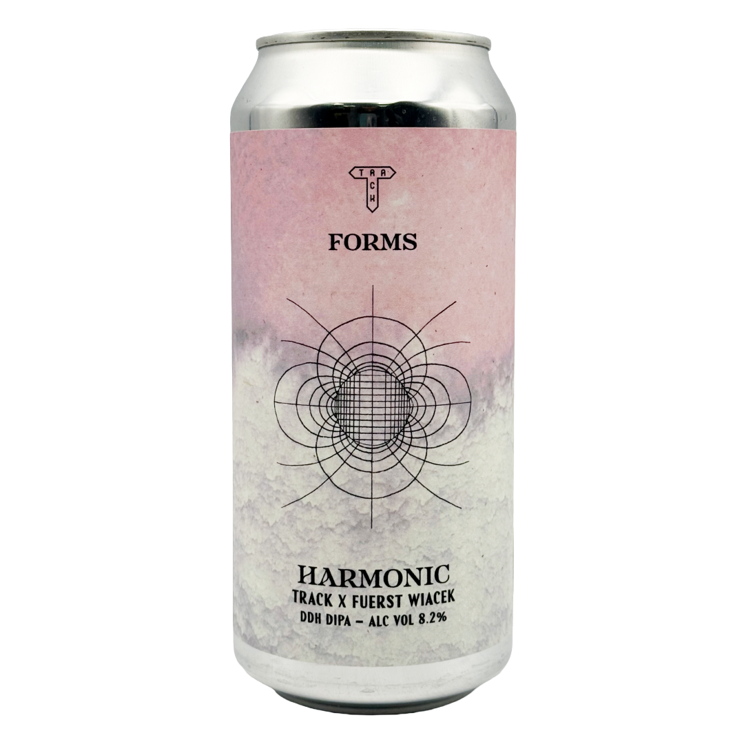 TRACK BREWING X FUERST WIACEK (Forms Collab) 'Harmonic' DIPA CAN (440ml) 8.2%abv VGN Image
