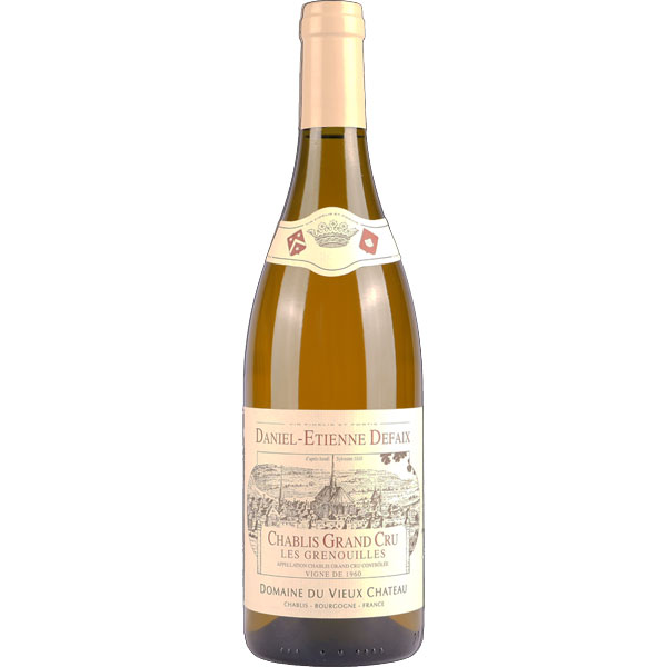 DANIEL-ETIENNE DEFAIX Chablis Grand Cru 'Grenouilles' 2013 Bottle - PRE-RELEASE Image