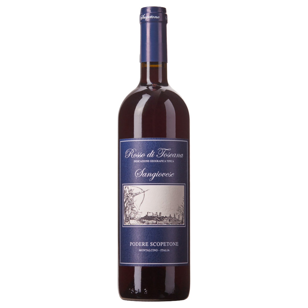 PODERE SCOPETONE Rosso di Toscana (Sangiovese) - Toscana IGT 2023 Bottle Image