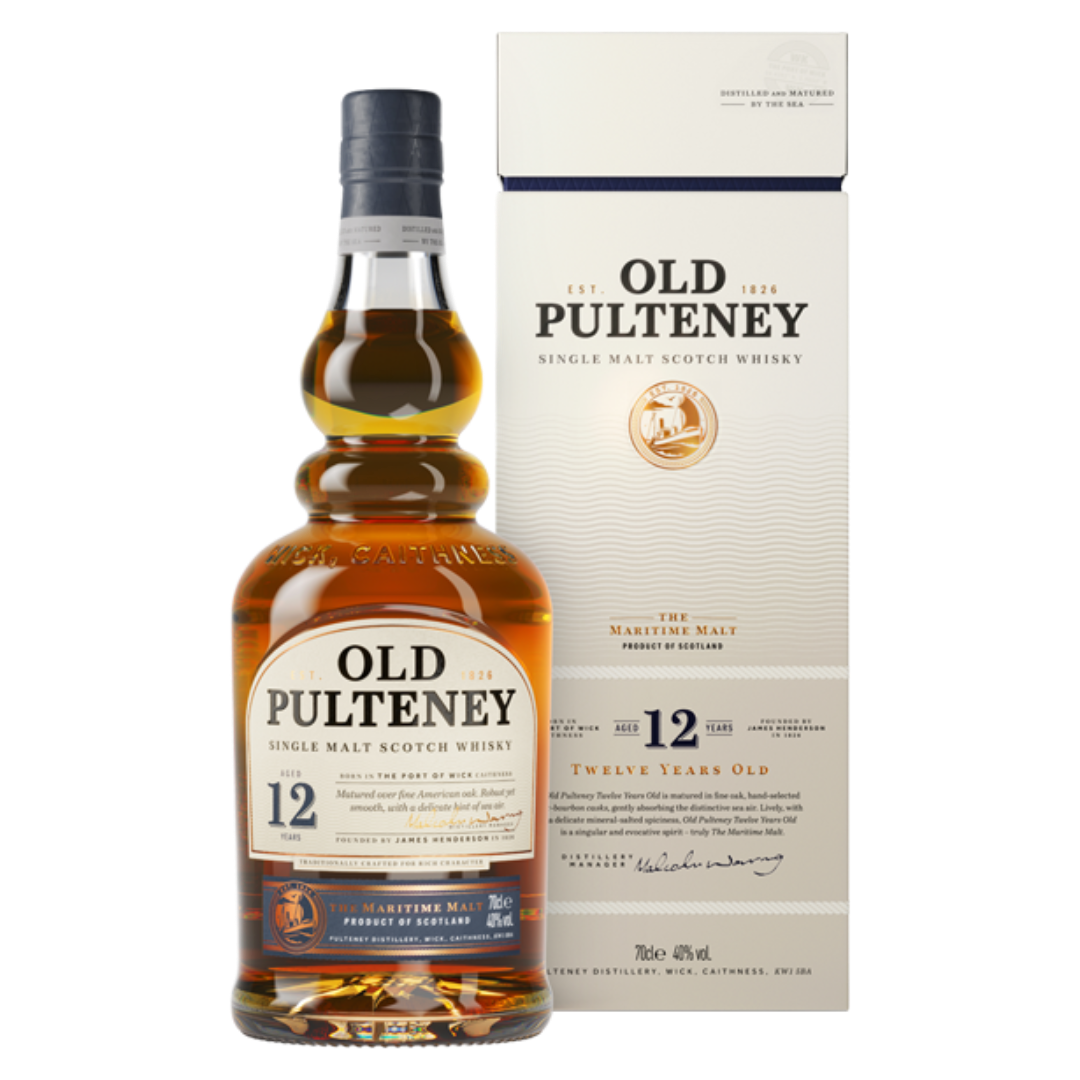 OLD PULTENEY 12 Year Old Northern Highland Malt Whisky Bottle (70cl) 40%abv Image