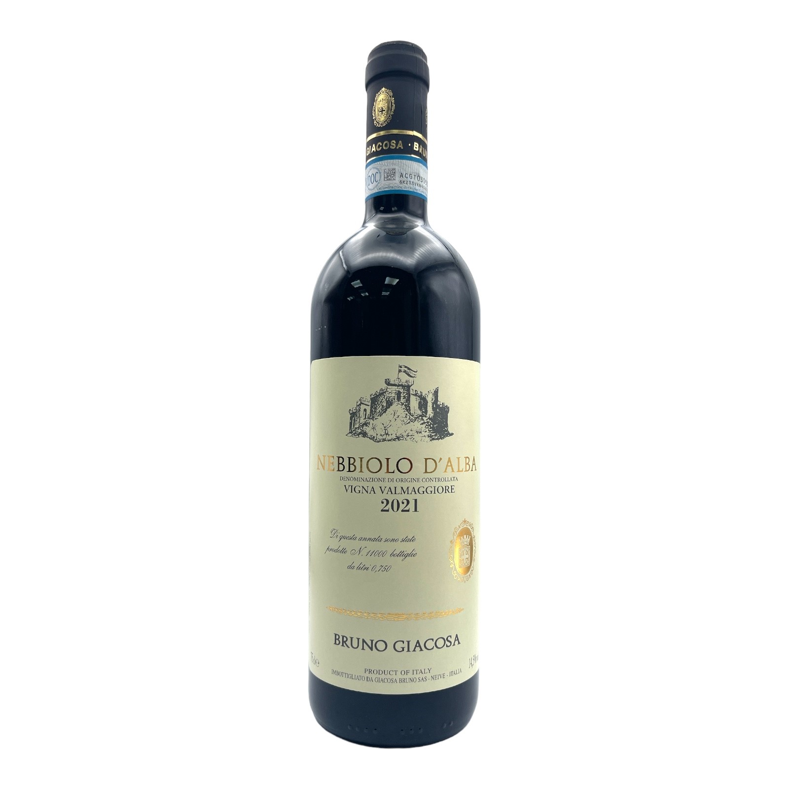 BRUNO GIACOSA Nebbiolo d'Alba 'Vigna Valmaggiore' - Piedmont 2021/23 Bottle Image