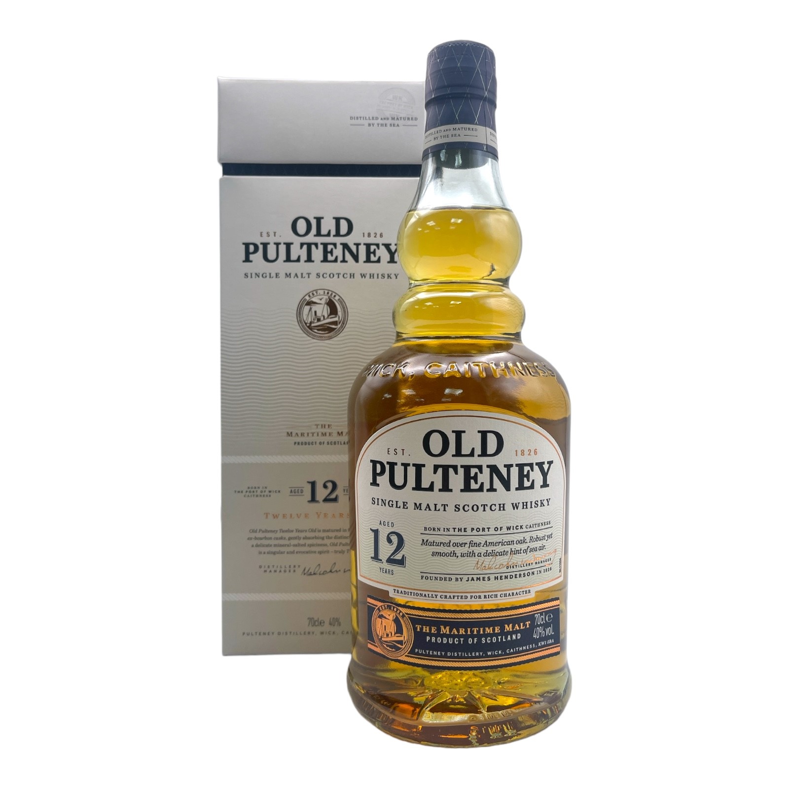 OLD PULTENEY 12 Year Old Northern Highland Malt Whisky Bottle (70cl) 40%abv Image