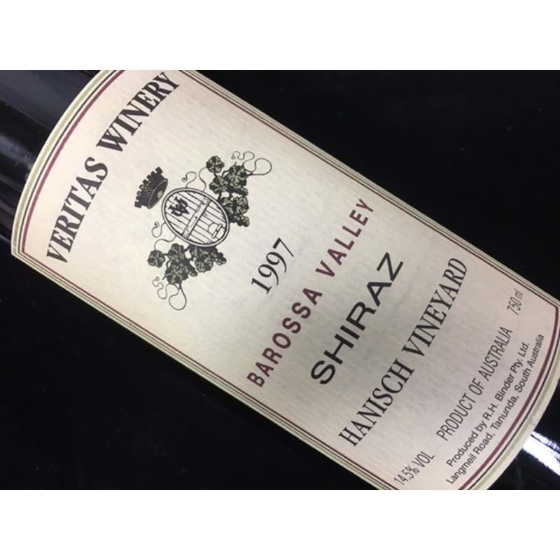 VERITAS WINERY Rolf Binder 'Hanisch' Shiraz 1997 Bottle - NO DISCOUNT Image