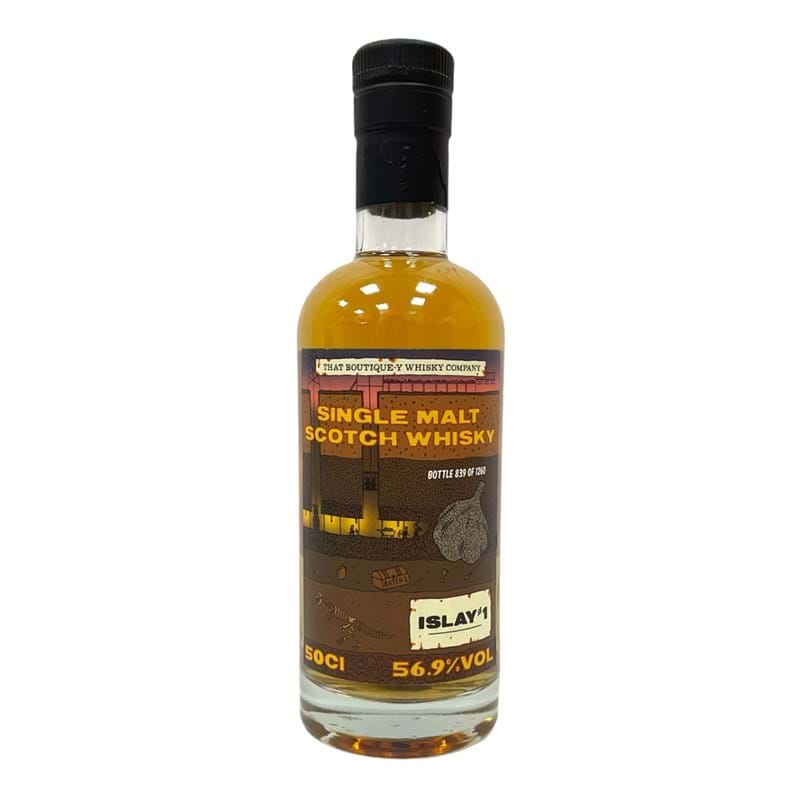 ISLAY #1 Batch 1 Single Islay Malt Whisky Boutique-y-Whisky Co. HALF LITRE (50cl) 56.9% (frtc) Image