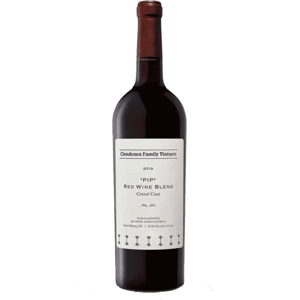 CLENDENEN FAMILY VINEYARDS 'Pip' Red Wine Blend - Central Coast, Santa Barbara 2019 Bottle Image