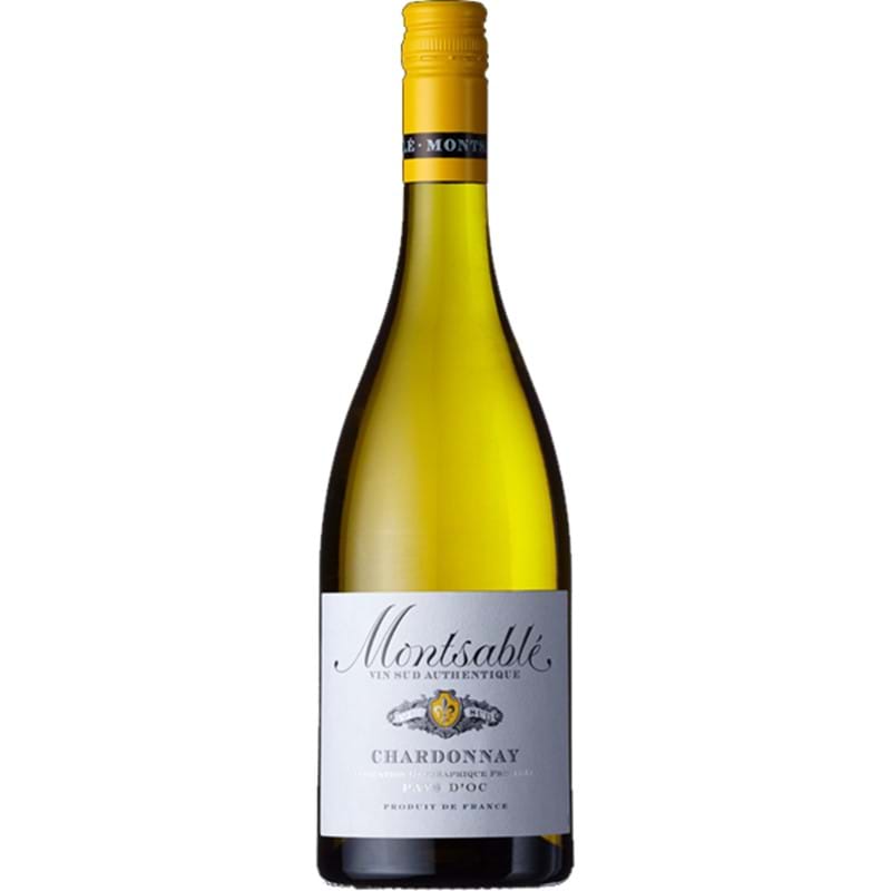 MONTSABLE Chardonnay, Vin de Pays d'Oc 2019 Bottle/nc 13.5%abv VEG/VGN Image