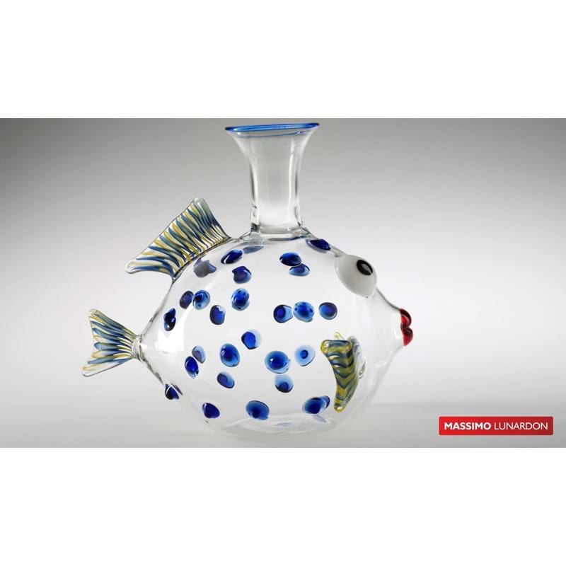 MASSIMO LUNARDON Decanter 'Parrot Fish' (IT-294) (Pesce Pappagallo) Image