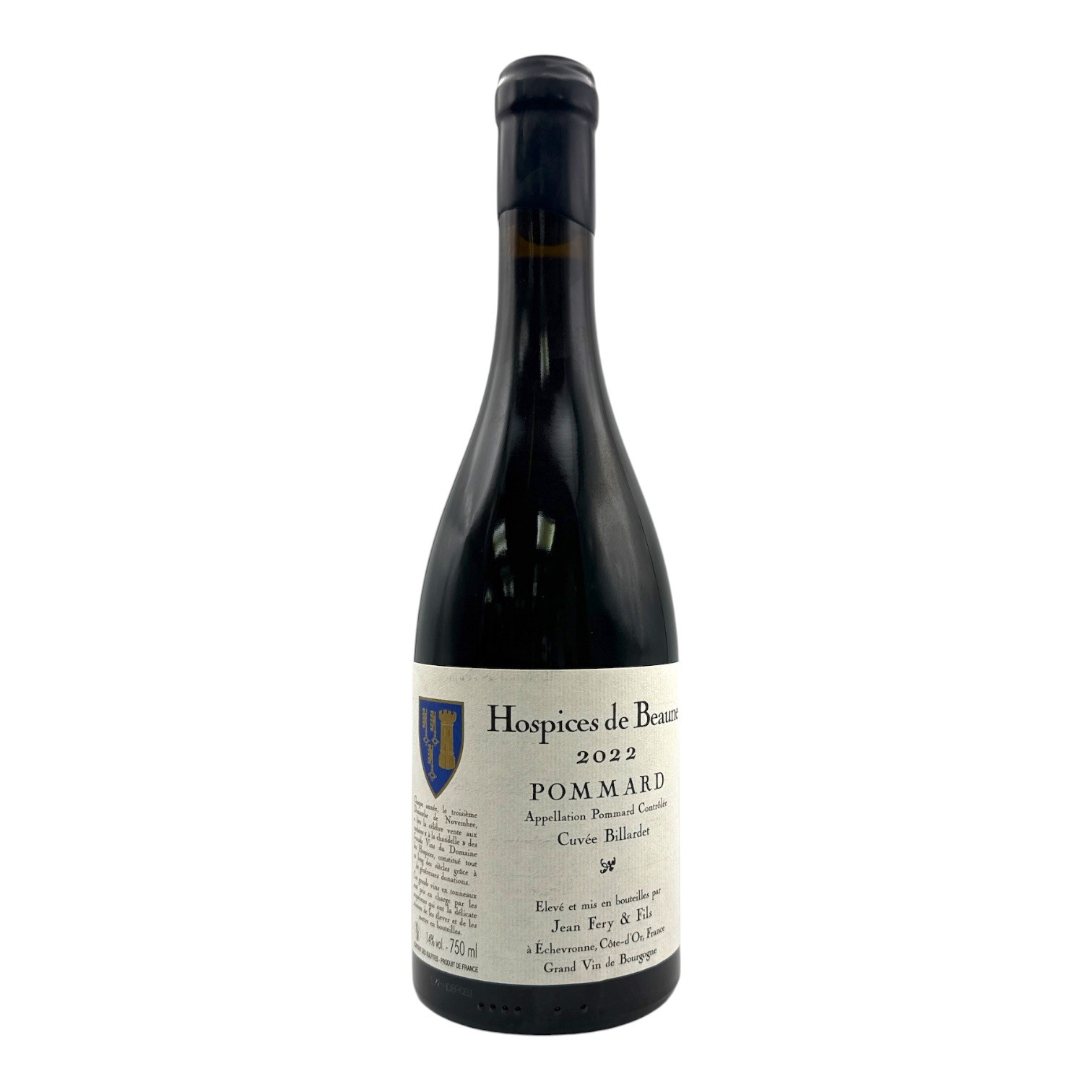 HOSPICES DE BEAUNE - JEAN FERY Pommard, Cuvee Billardet 2022 Bottle - ORG Image