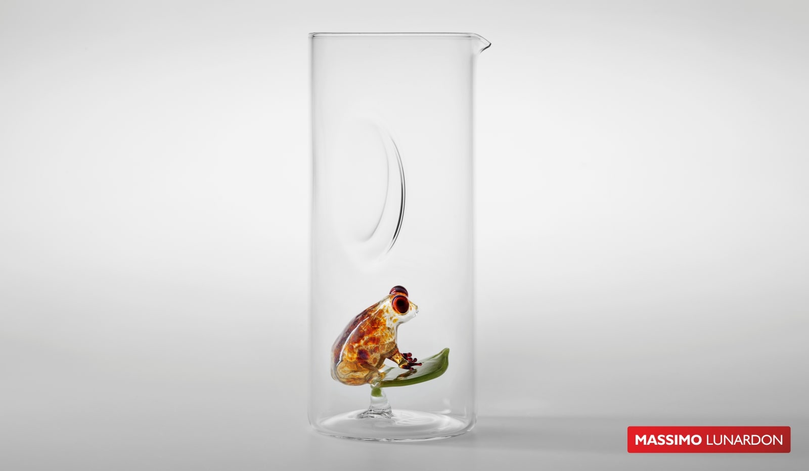 MASSIMO LUNARDON Caraffa Rana Cubana (Cuban Tree Frog Caraffe) EACH (IT-503) Image