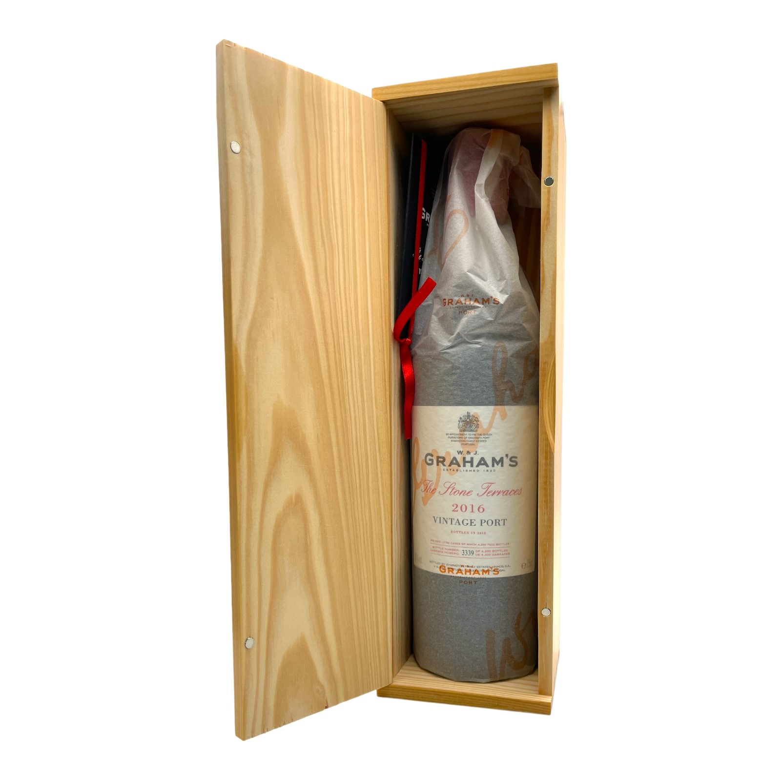 W & J GRAHAM'S 'The Stone Terraces' Vintage Port 2016 Bottle Image