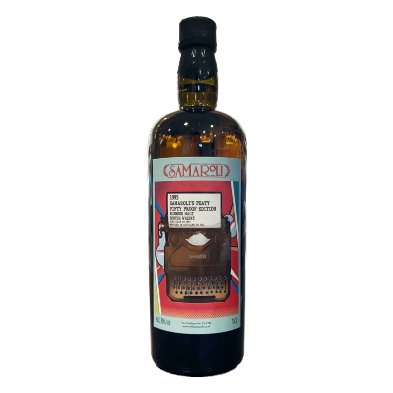 SAMAROLI 1995 Peaty Fifty Proof Blended Scotch Bottle (70cl) 50%abv - NO DISCOUNT Image