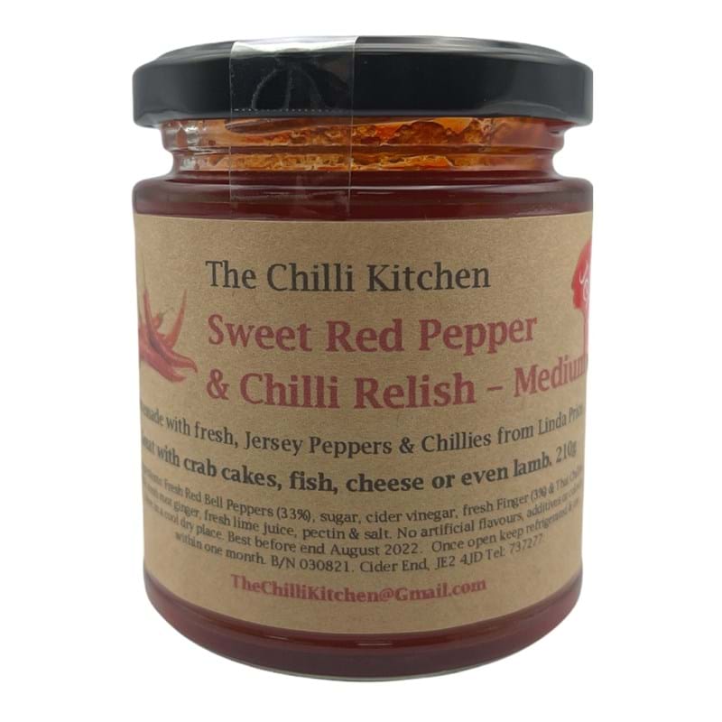 THE CHILLI KITCHEN Sweet Red Pepper & Chilli Relish - MILD (250ml Bottle) Image