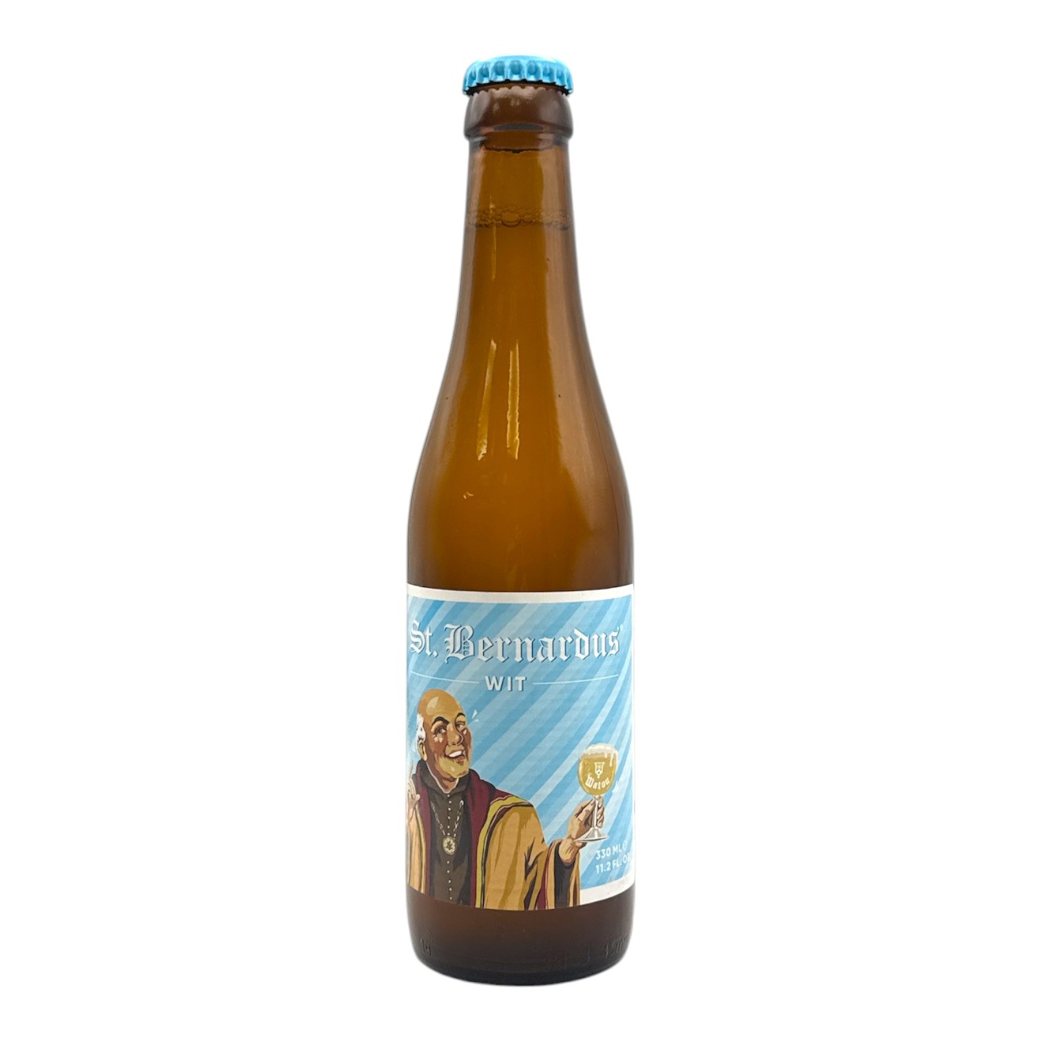 ST BERNARDUS 'Wit' Unfiltered Belgian Wheat Beer Bottle (330ml) 5.5%abv Image