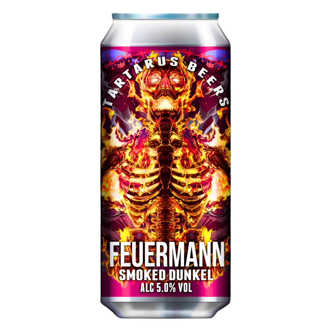 TARTARUS BEERS 'Feuermann' Smoked Dunkel (Oktoberfest) Can (440ml) 5%abv Image