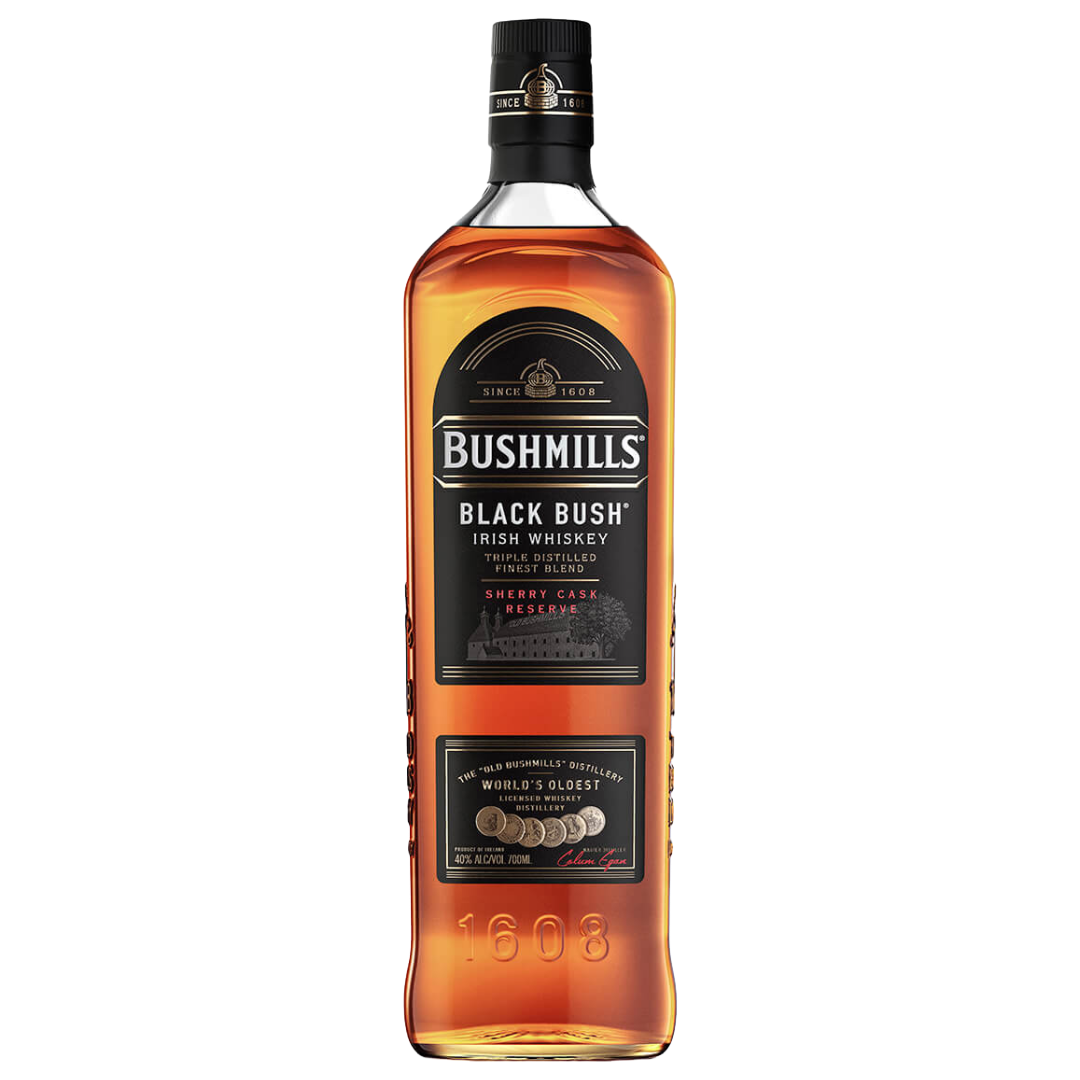 BUSHMILLS Black Bush 'Sherry Cask Reserve' Blended Irish Whiskey Bottle (70cl) 40%abv Image