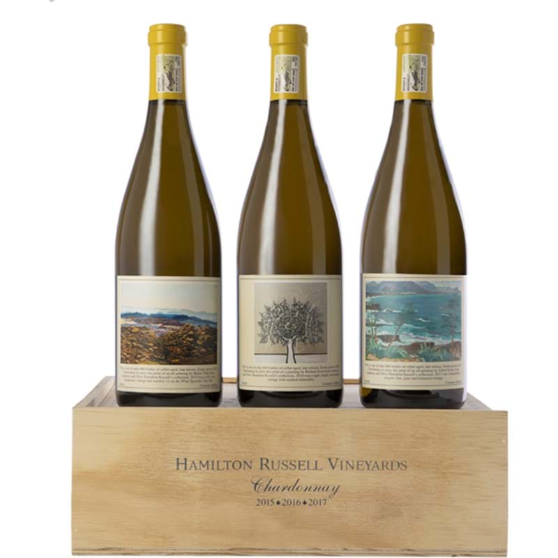 HAMILTON RUSSELL Vertical 2015 to 2017 Chardonnay CASE x 3 Bottles - NO DISCOUNT Image