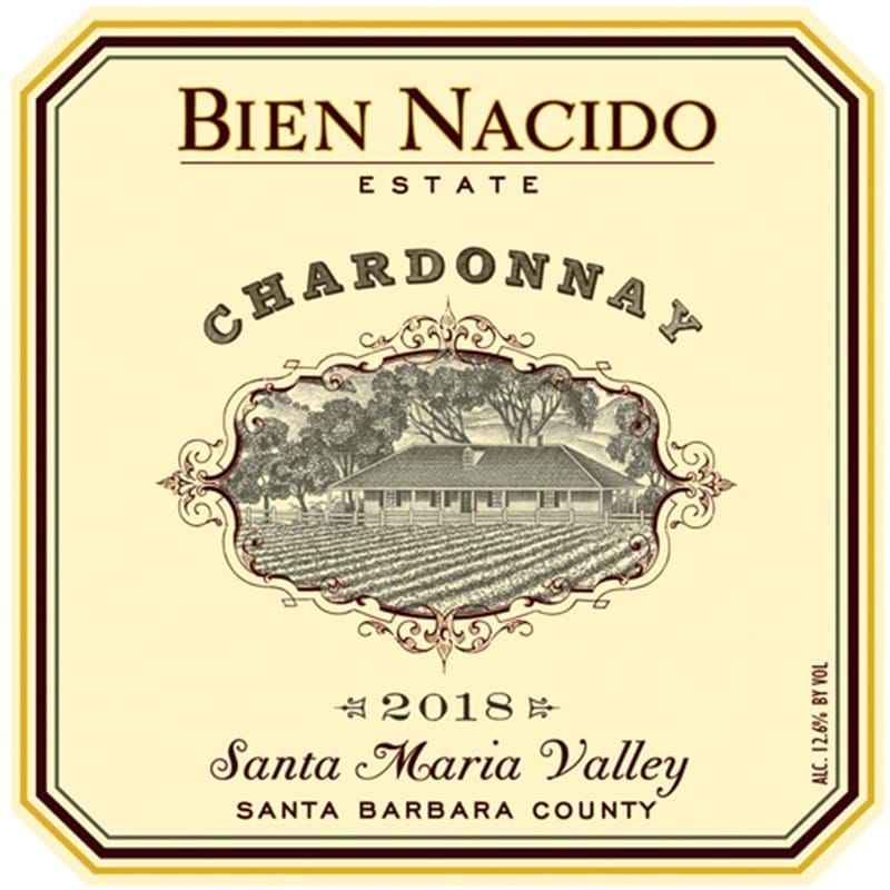 BIEN NACIDO Chardonnay - Santa Maria Valley 2018 CASE x 6 Bottles PRE-RELEASE Image