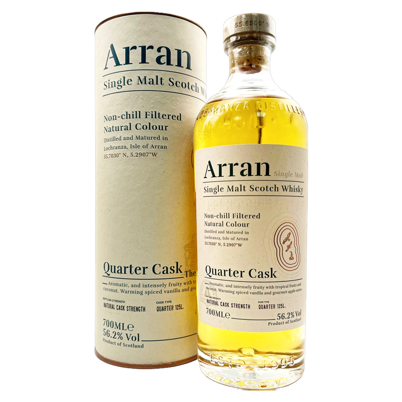 ARRAN Quarter Cask Island Single Malt Scotch Whisky Bottle (70cl) 56.2%alc Image