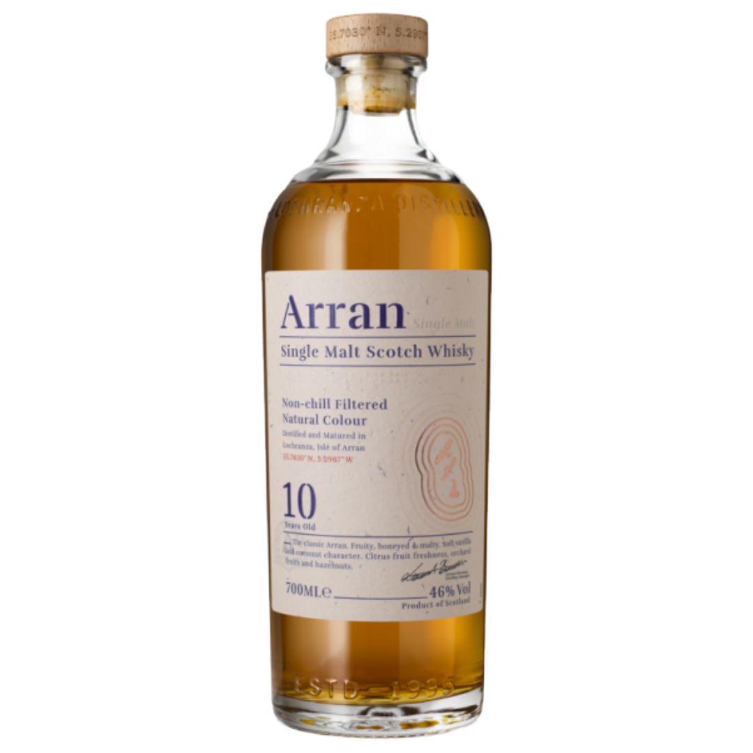 ARRAN 10 Year Old Island Single Malt Scotch Whisky Bottle (70cl) 46%abv Image