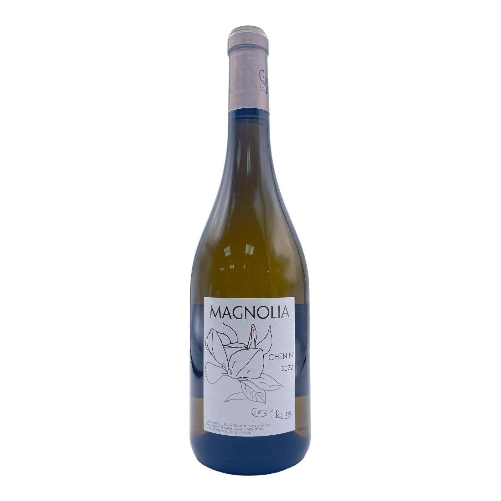 CHATEAU LA ROULERIE Chenin Blanc 'Magnolia' 2022 Bottle 13%abv ORG/VEG/VGN (los) Image