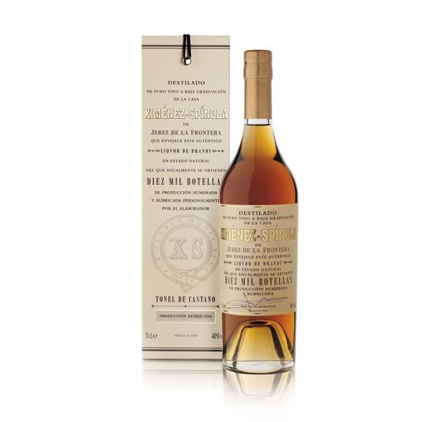 XIMENEZ-SPINOLA Diez Mil Botellas Spanish Brandy - Andalucia Spain Bottle (70cl) 40%abv Image