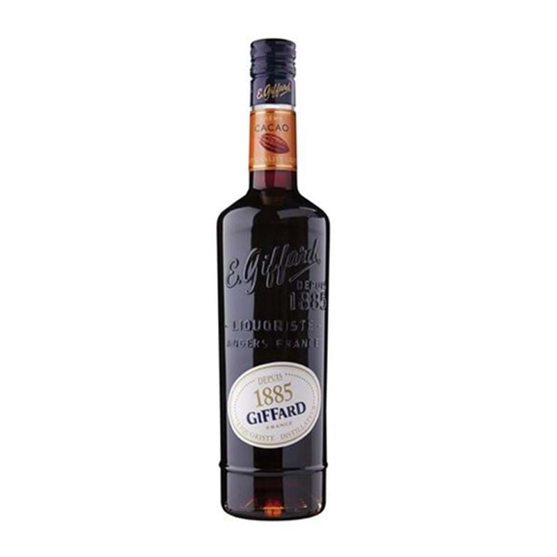 GIFFARD Creme de Cacao Brown Cocoa Bean Liqueur from France Bottle (70cl) 25%abv Image