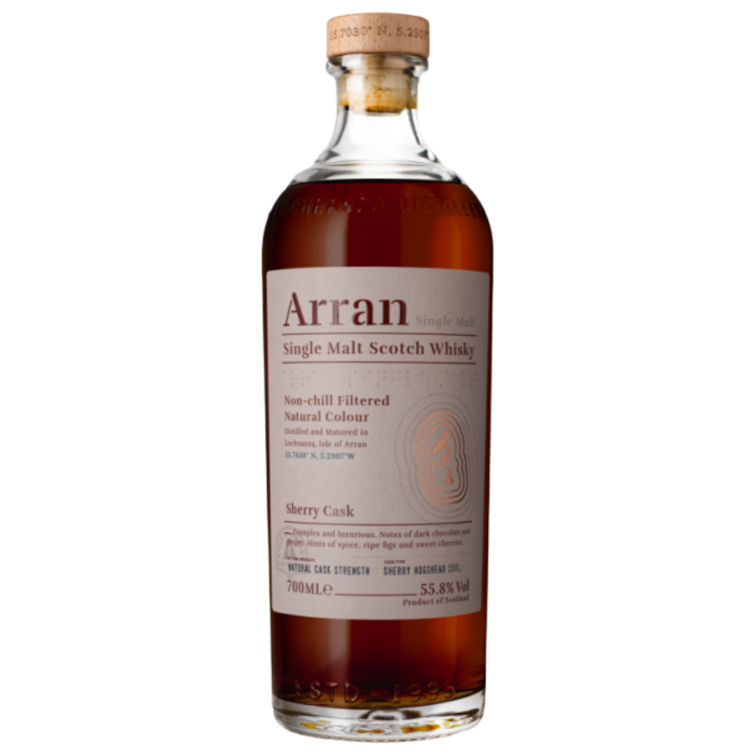 ARRAN Bodega Sherry Cask Island Single Malt Scotch Whisky Bottle (70cl) 55.8%abv (los) Image