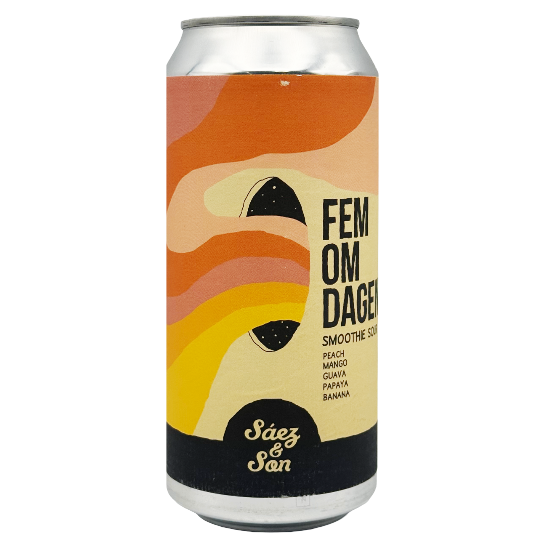 SAEZ & SON 'Fem Om Dagen' Smoothie Sour CAN (440ml) 6.5%abv Image
