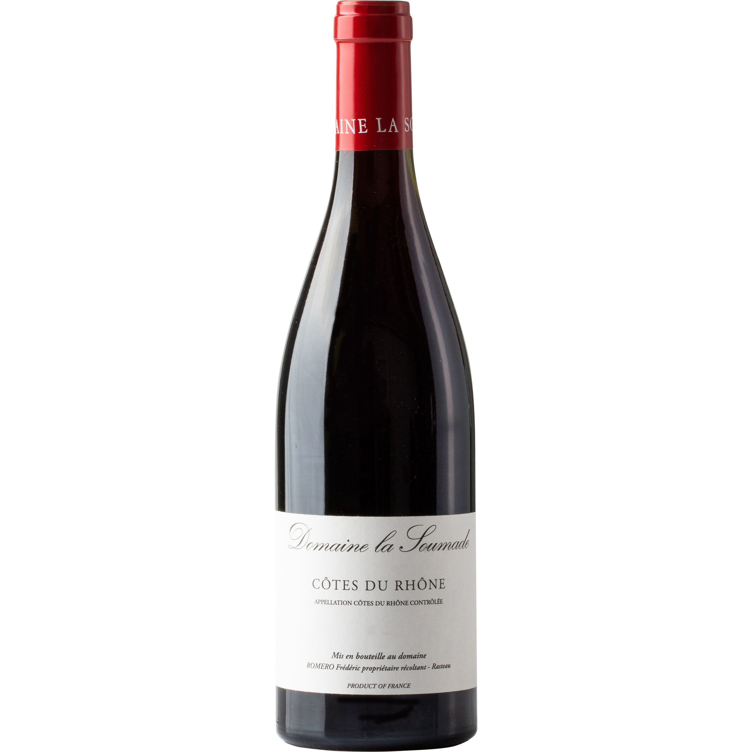 DOMAINE DE LA SOUMADE Cotes du Rhone AOC (Andre Romero) 2022 Bottle Image