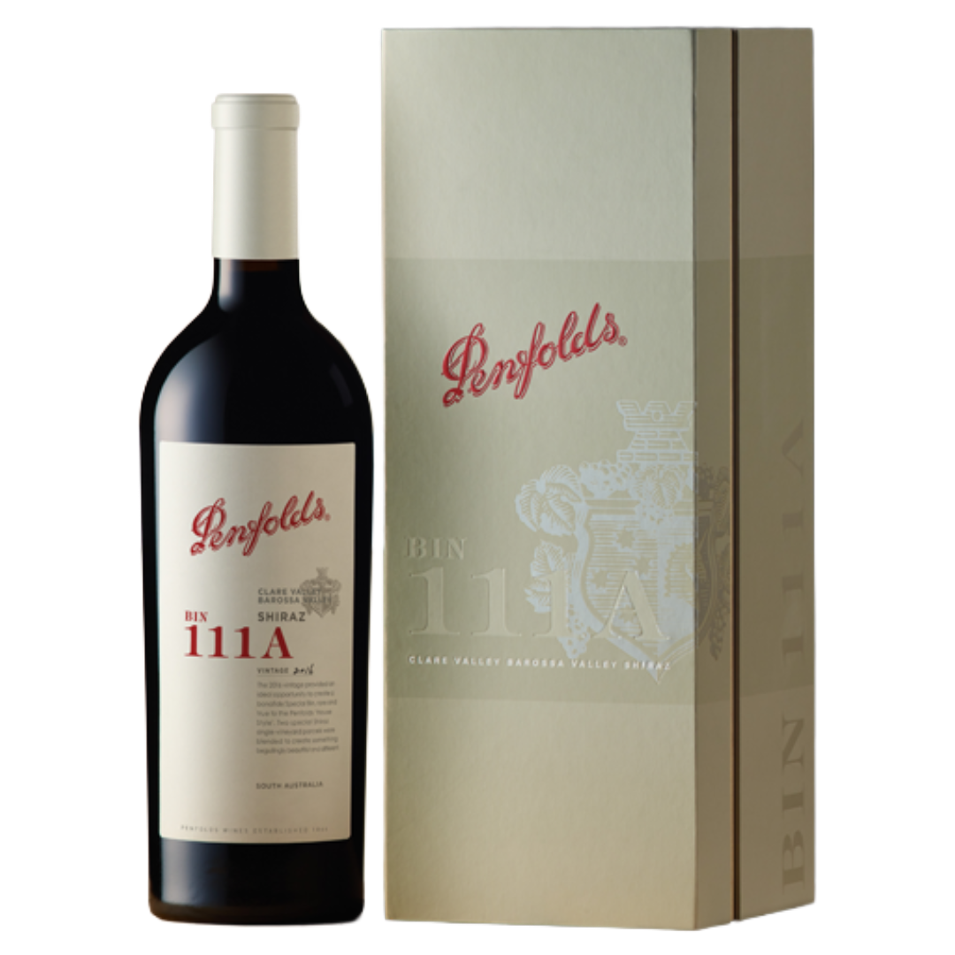 PENFOLD'S Shiraz Bin 111A 2016 Bottle In Presentation Box Image