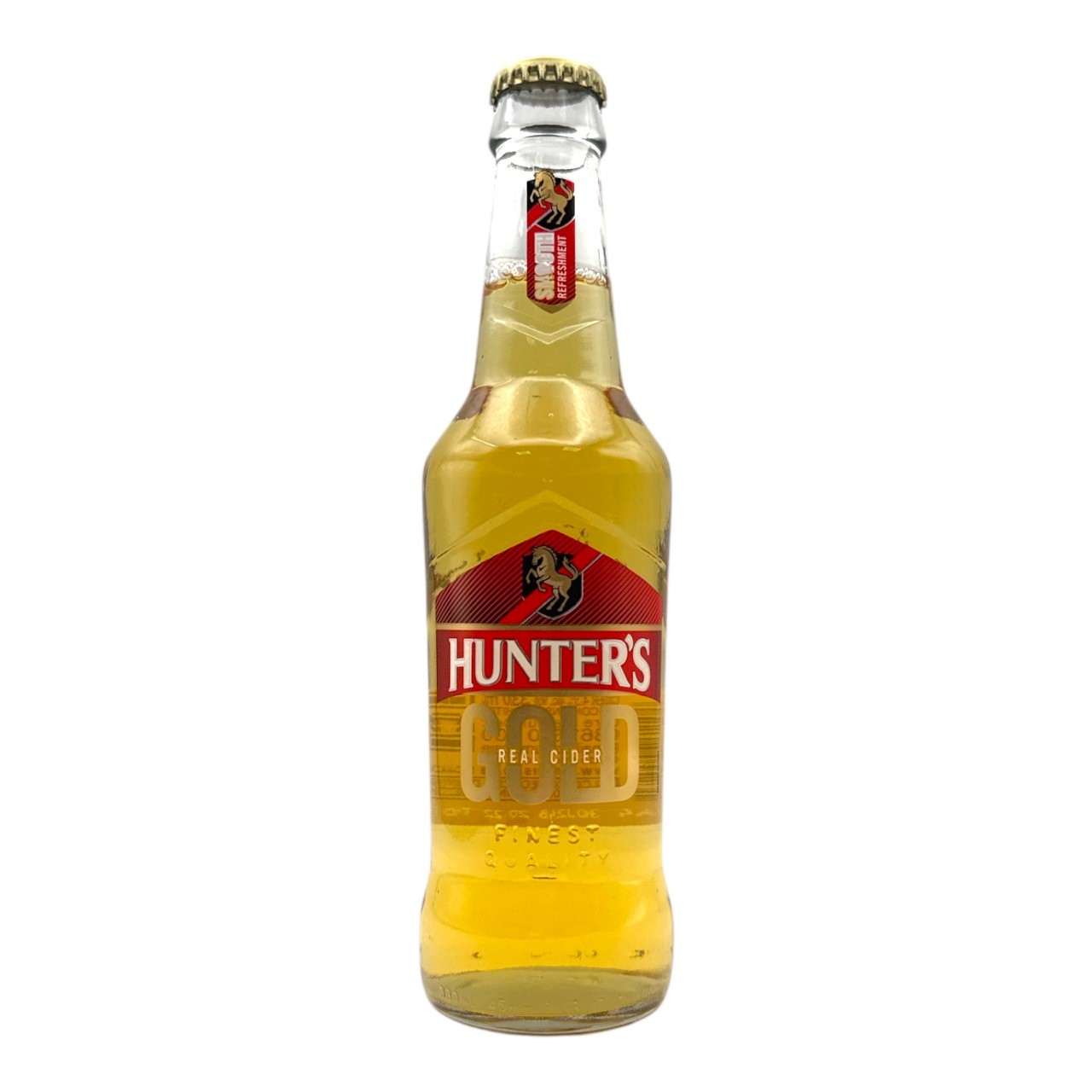 HUNTERS Gold Dry Cider from South Africa CASE x 24 Bottles (330ml) 4.5%abv Image