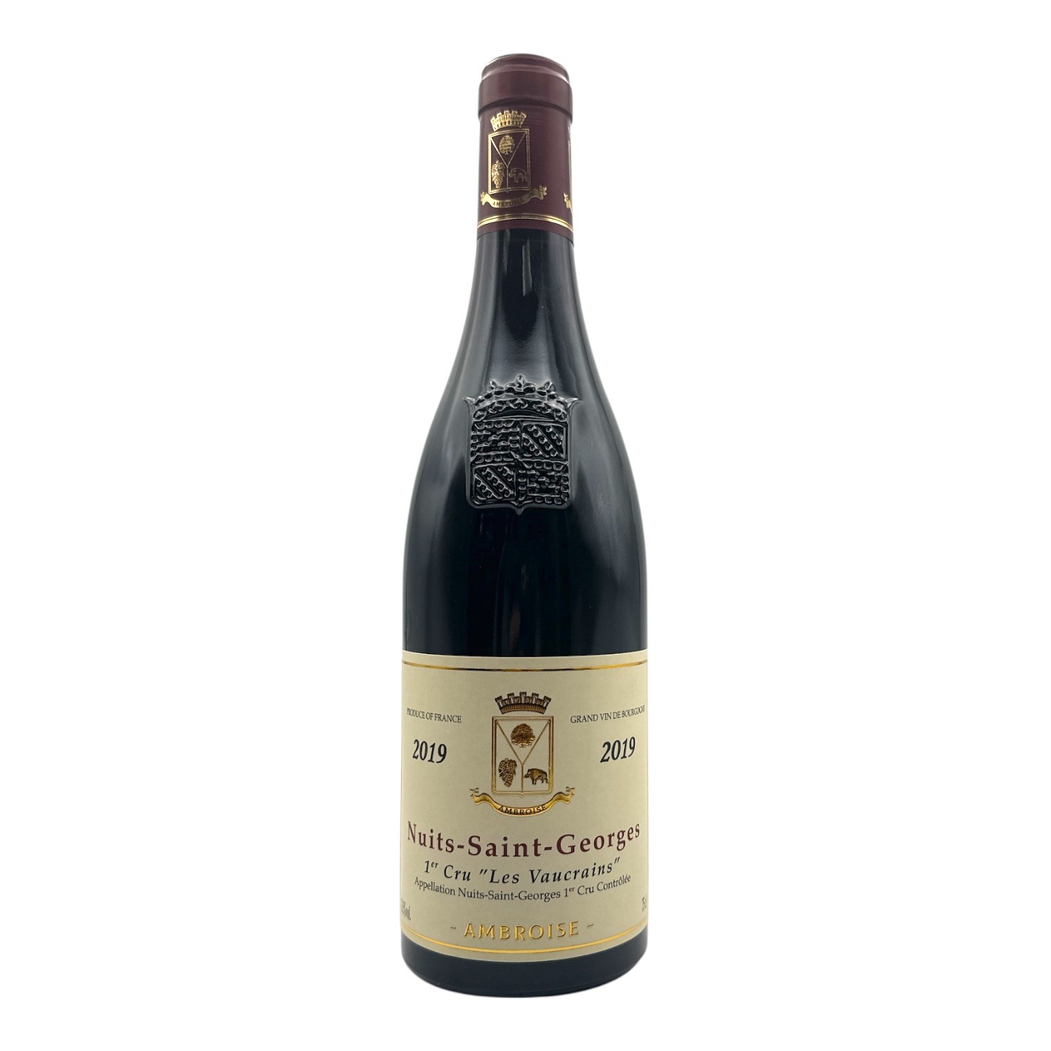 BERTRAND AMBROISE Nuits-Saint-Georges 1er Cru 'Vaucrains' 2019 Bottle Image