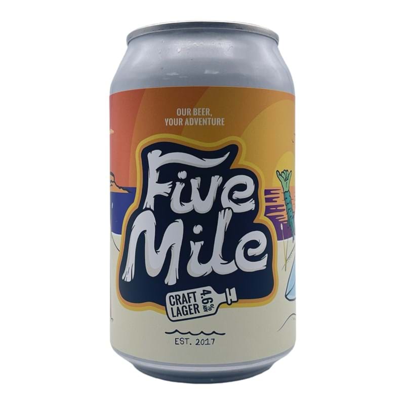 FIVE MILE Island Craft Lager (Stinky Bay Can (33cl) 4.6%abv - SINGLE Image