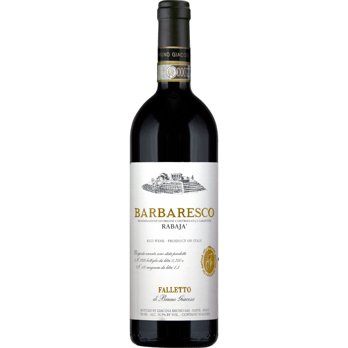 FALLETTO DI BRUNO GIACOSA Barbaresco 'Rabaja' DOCG Piedmont 2019 Bottle Image